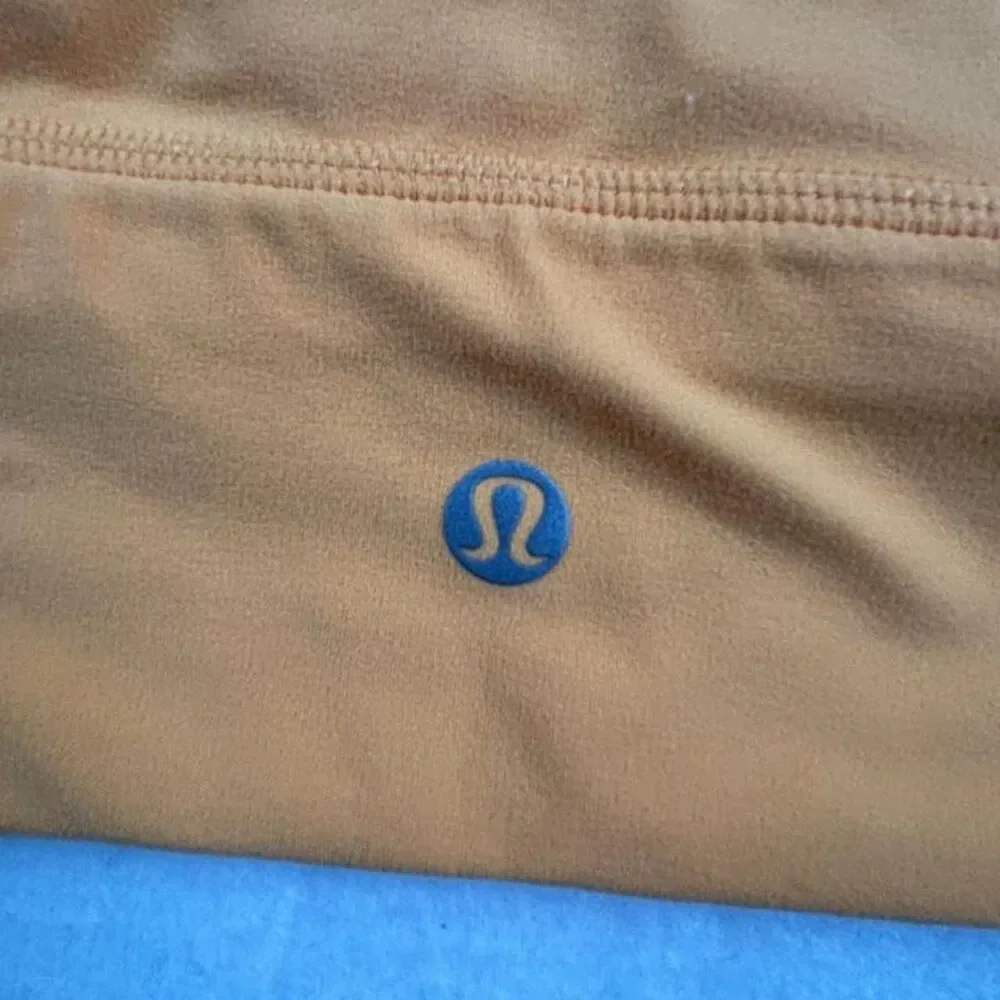 Lululemon Orange V-Neck Longline Sports Bra Women’s Size 4 Yoga
